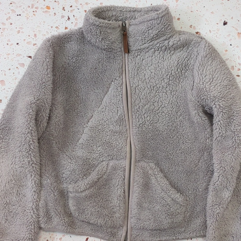 H&M | Grey Fleece Zipper Jacket | 6-8 yr